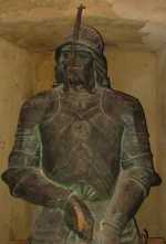 Bustul de bronz al lui Iancu Iancu de Hunedoara 